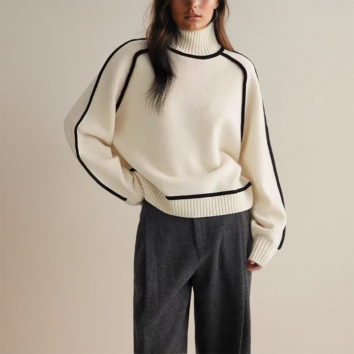 Women's Elegant Knitted Turtleneck Sweater