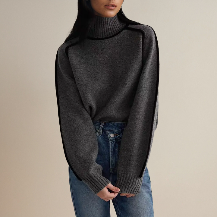 Women's Elegant Knitted Turtleneck Sweater
