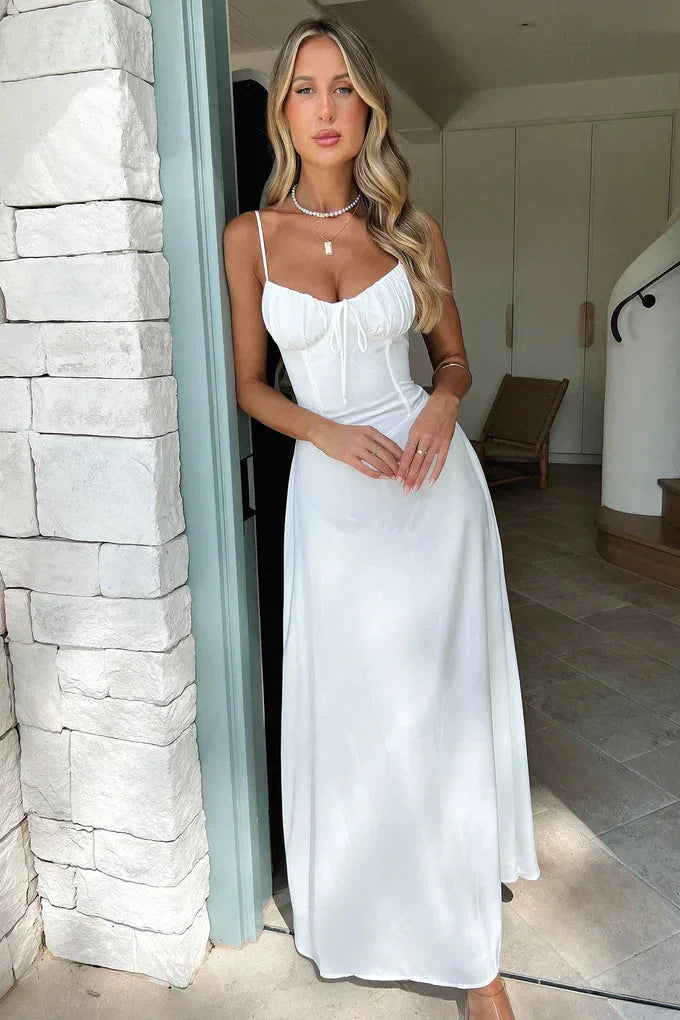 Women's Elegant Maxi Dress With Spaghetti Straps