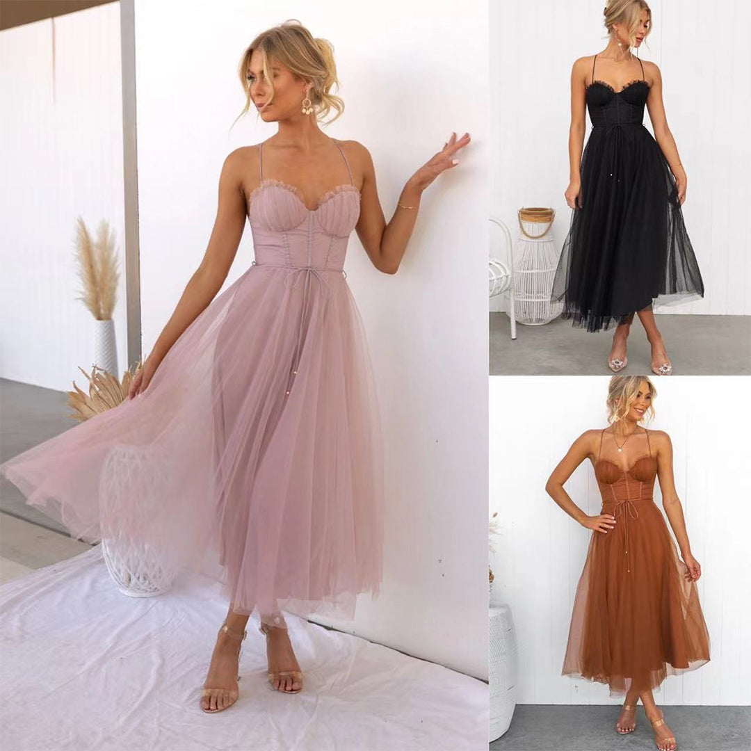 Women's Elegant Midi Summer Dress