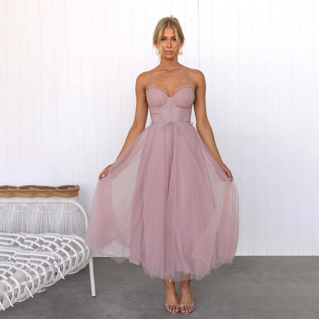 Women's Elegant Midi Summer Dress