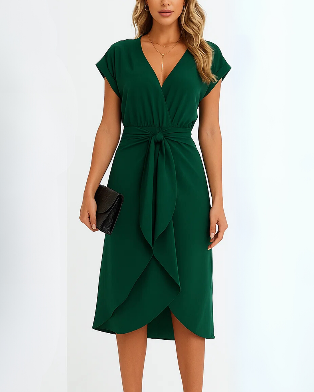 Women’s Elegant Short Sleeve Dress