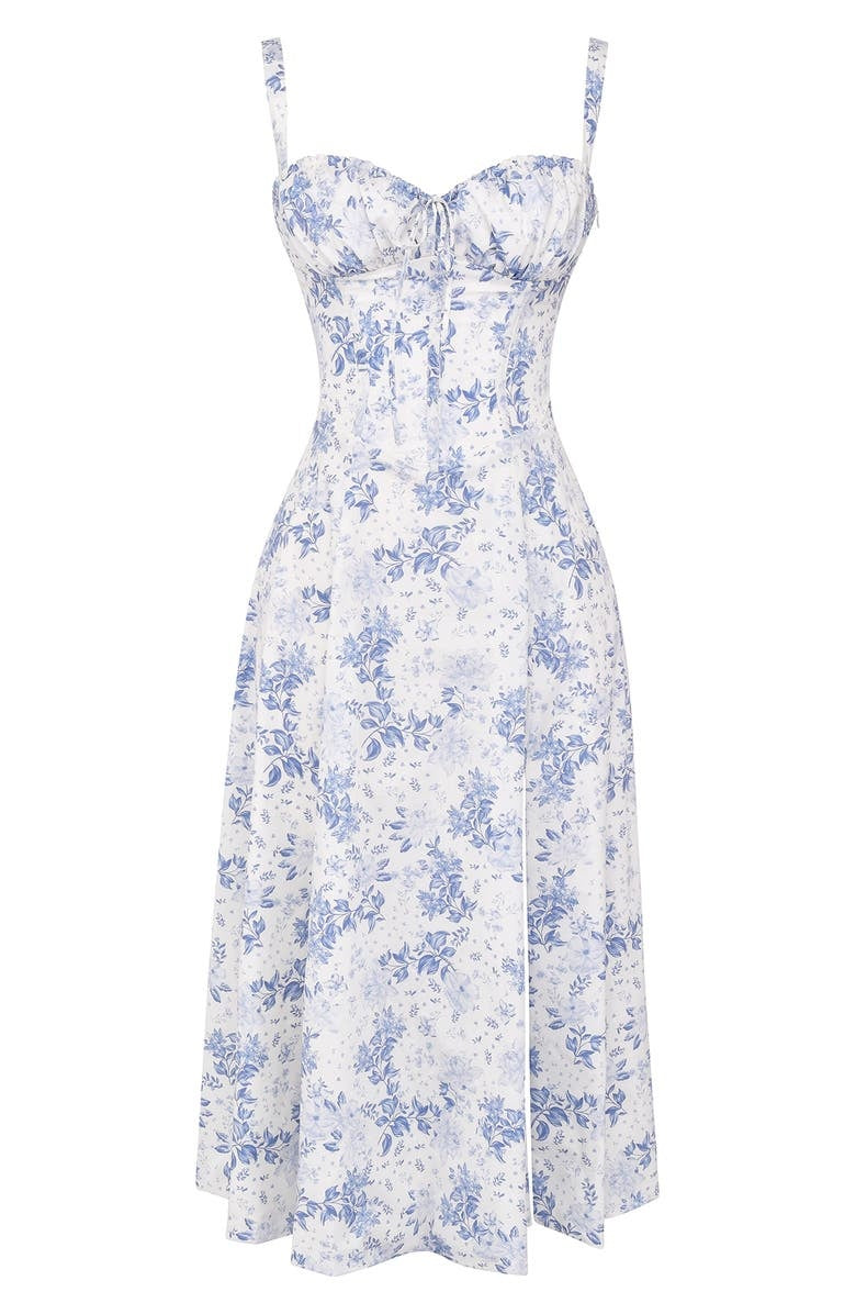 Women's Elegant Sleeveless Floral Summer Dress