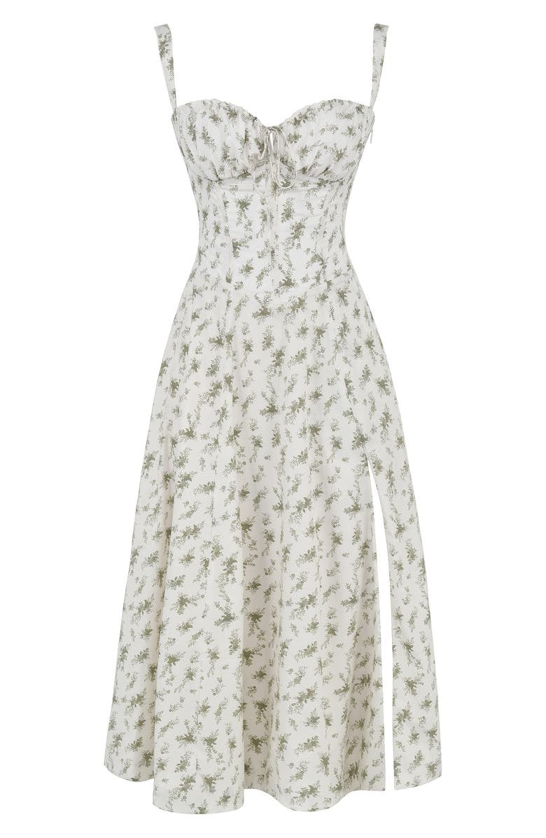 Women's Elegant Sleeveless Floral Summer Dress