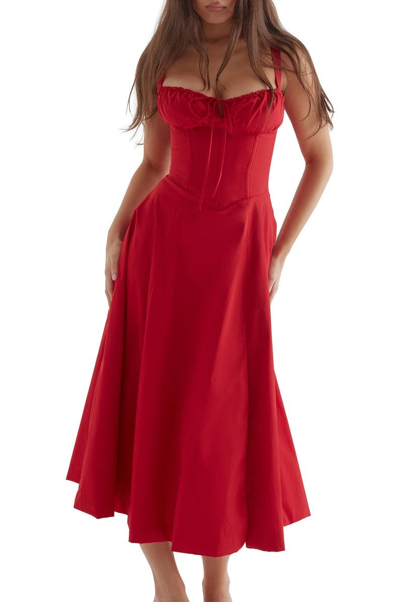 Women's Elegant Sleeveless Floral Summer Dress