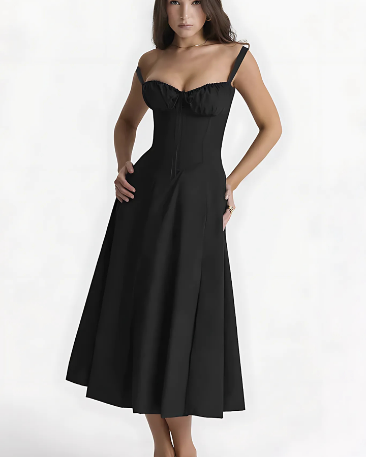 Women's Elegant Sleeveless Floral Summer Dress