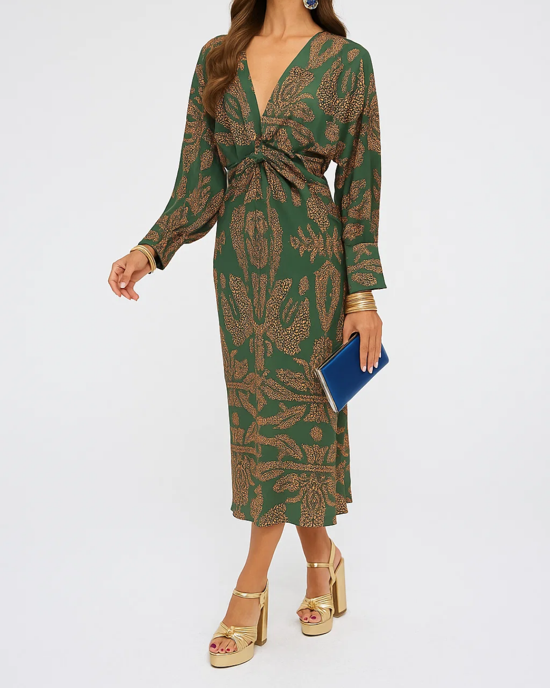 Women's Elegant Sleeveless Midi Dress