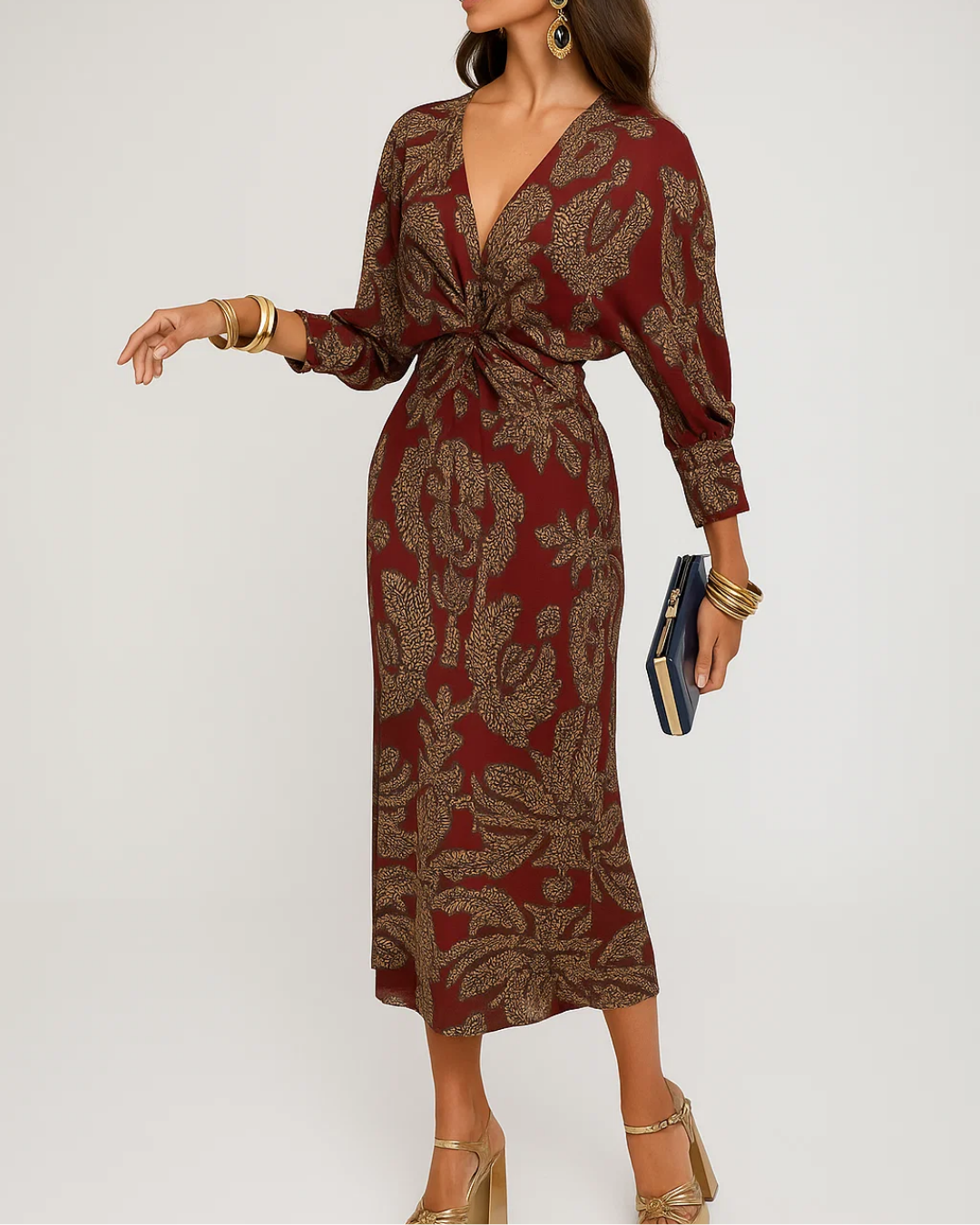Women's Elegant Sleeveless Midi Dress