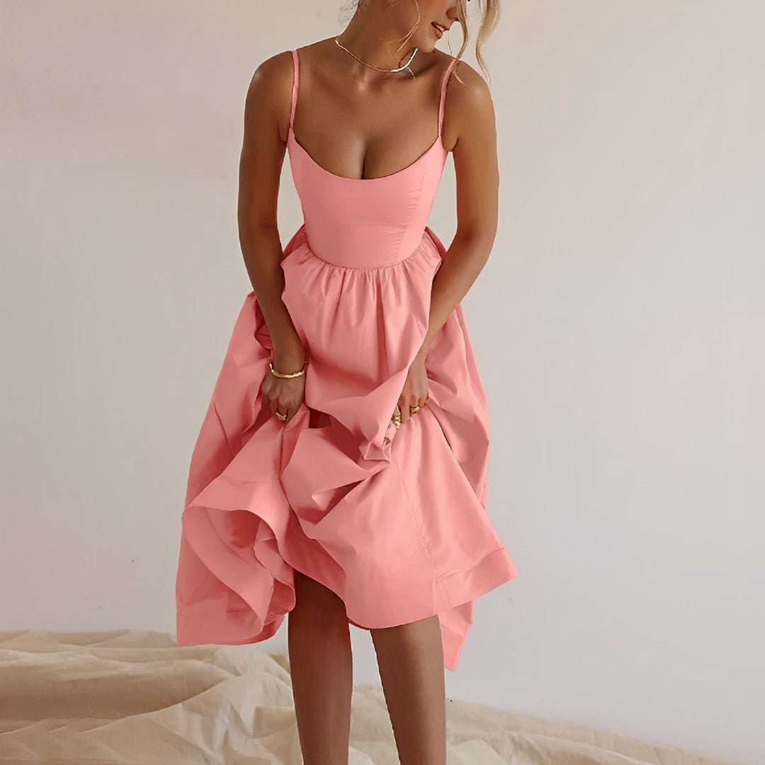 Women's Elegant Sleeveless Minimalist Dress