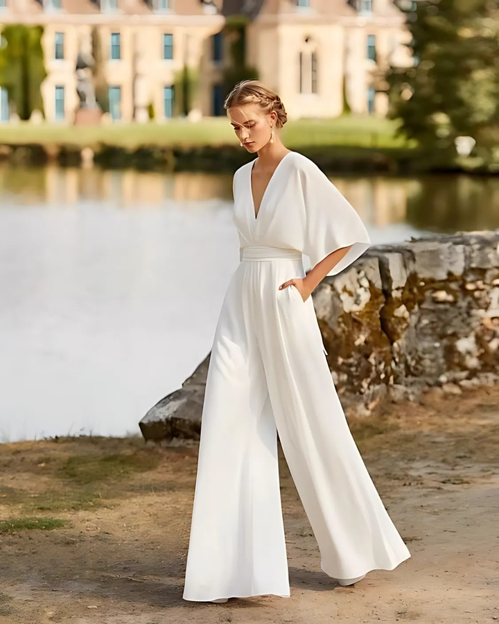 Women's Elegant Wide Leg Jumpsuit