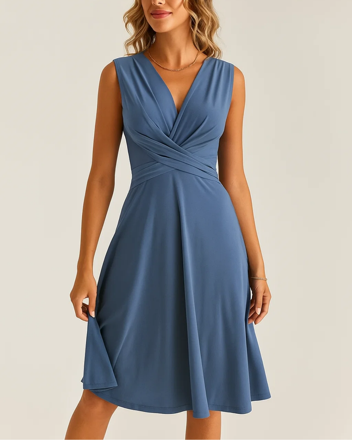 Women's Floral Print Midi Summer Dress