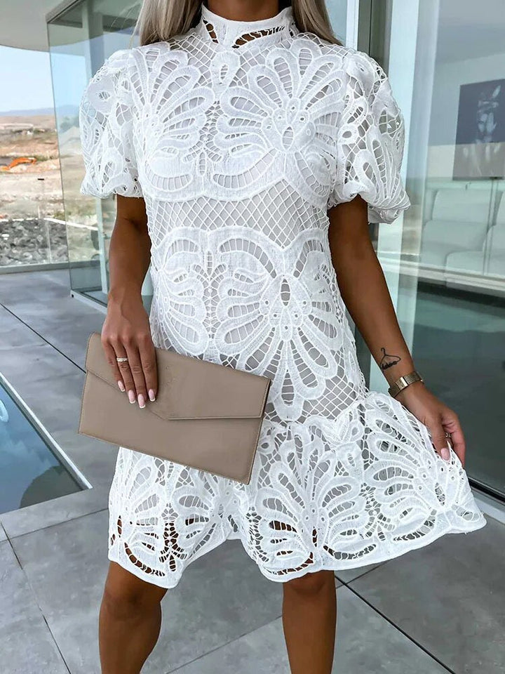 Women's Lace Midi Evening Dress