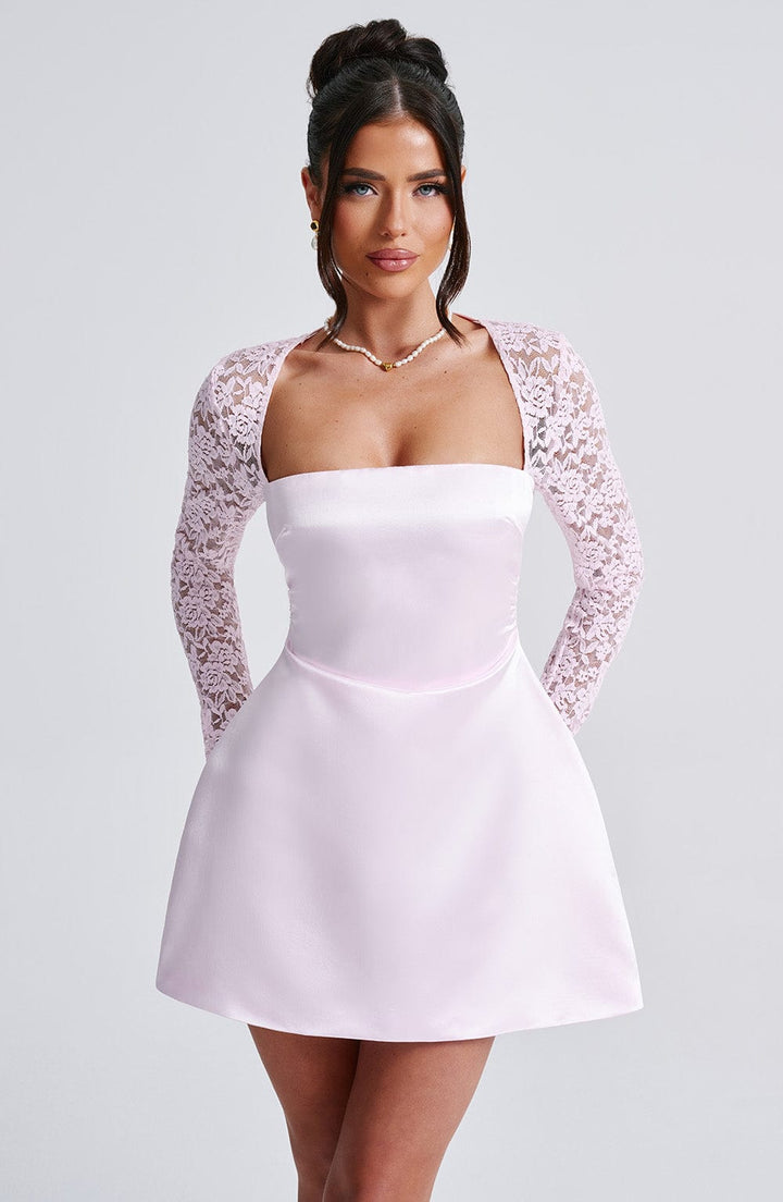 Women's Mini Lace Long Sleeve Dress