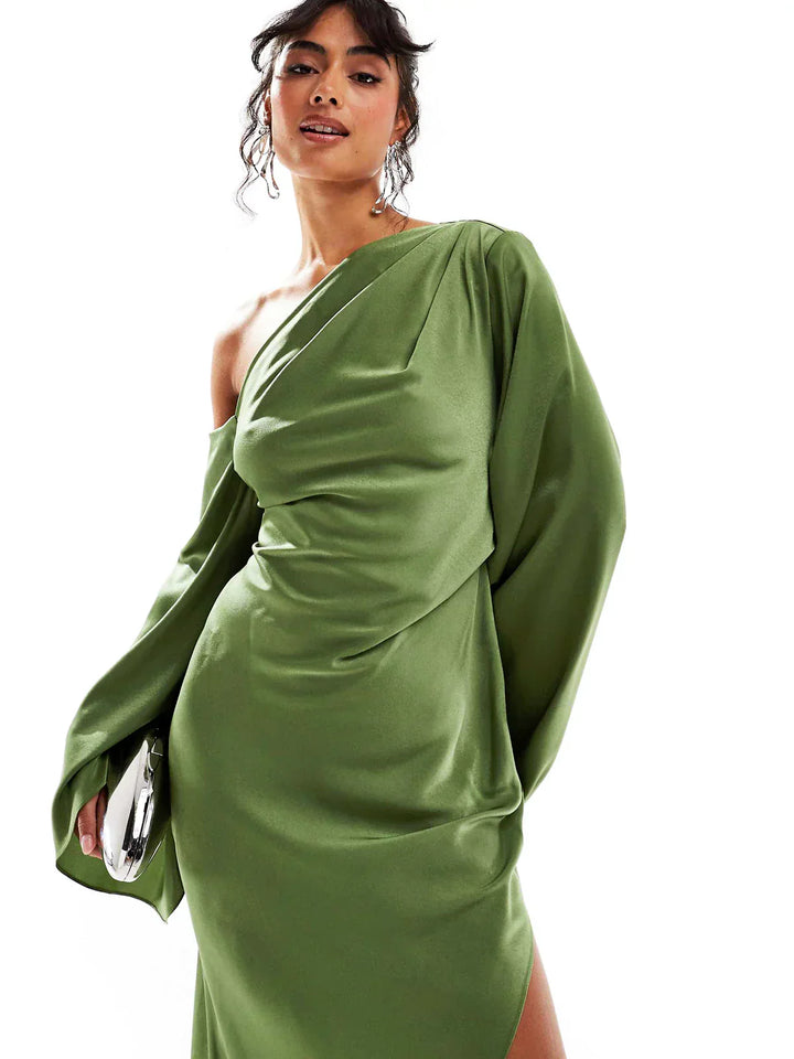 Women's Modern Asymmetric Maxi Dress