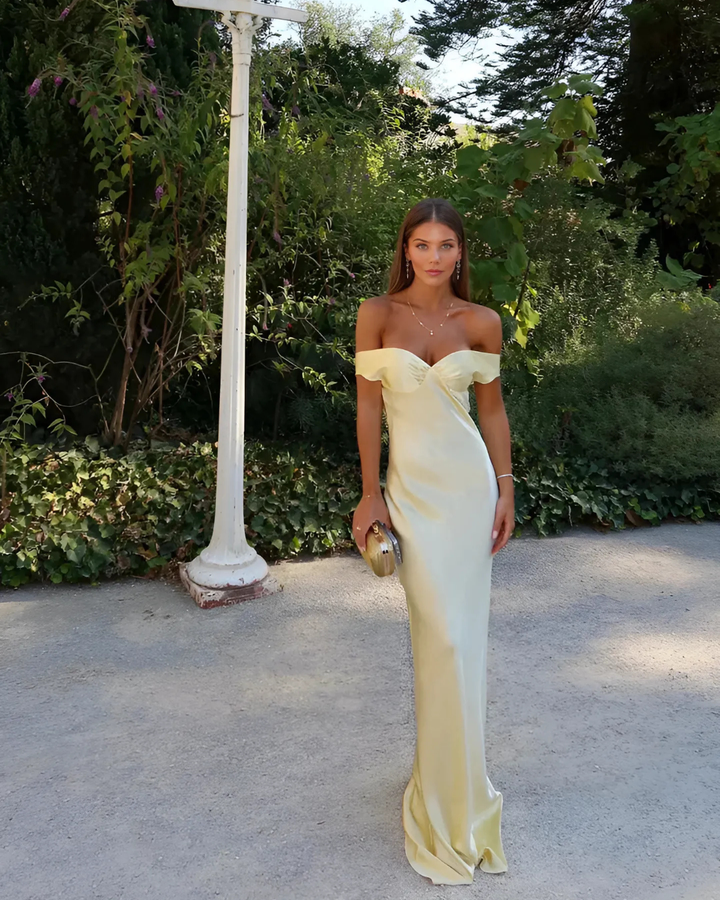 Women's Off Shoulder Maxi Dress