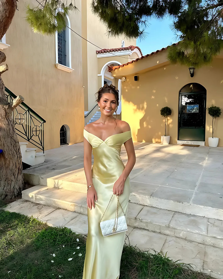 Women's Off Shoulder Maxi Dress