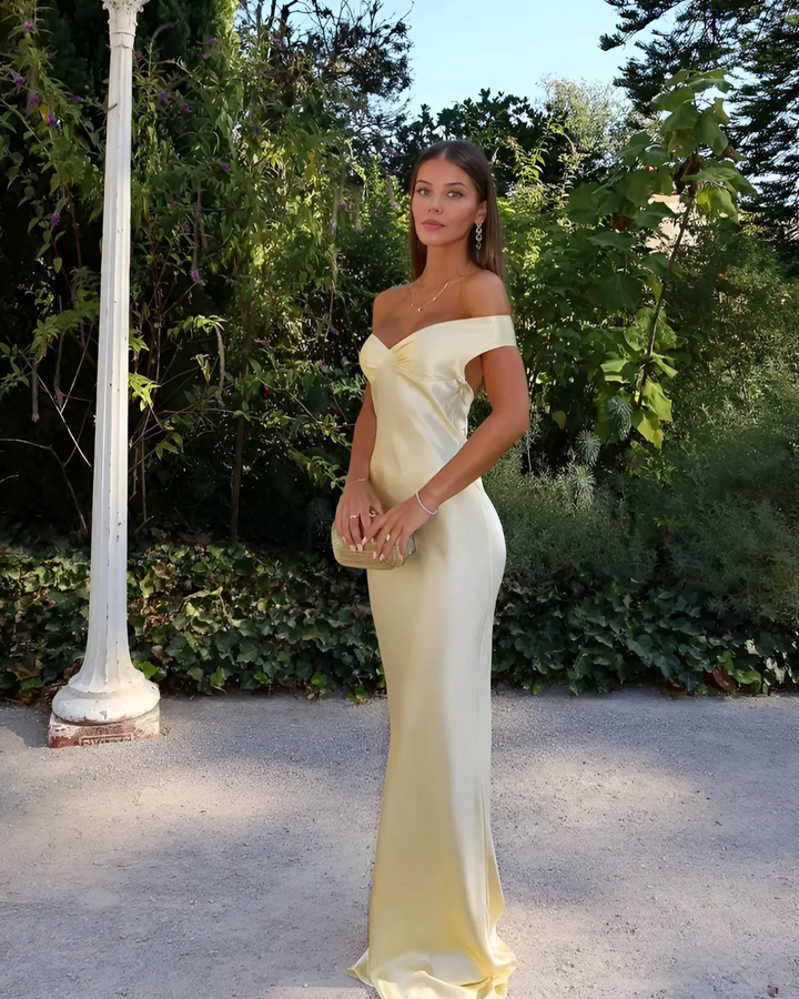 Women's Off Shoulder Maxi Dress