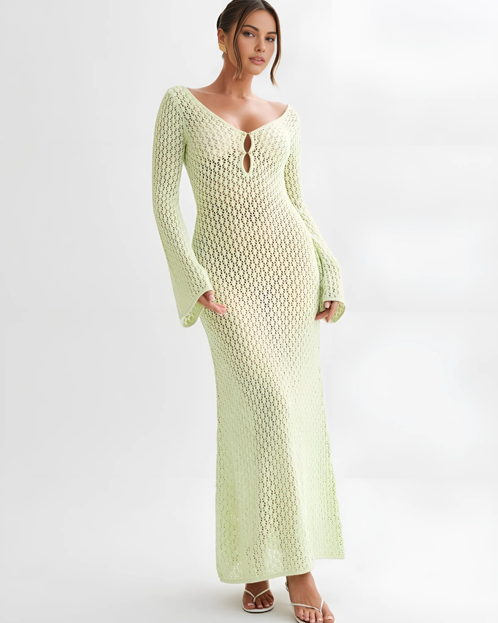 Women's Sheer Summer Maxi Dress