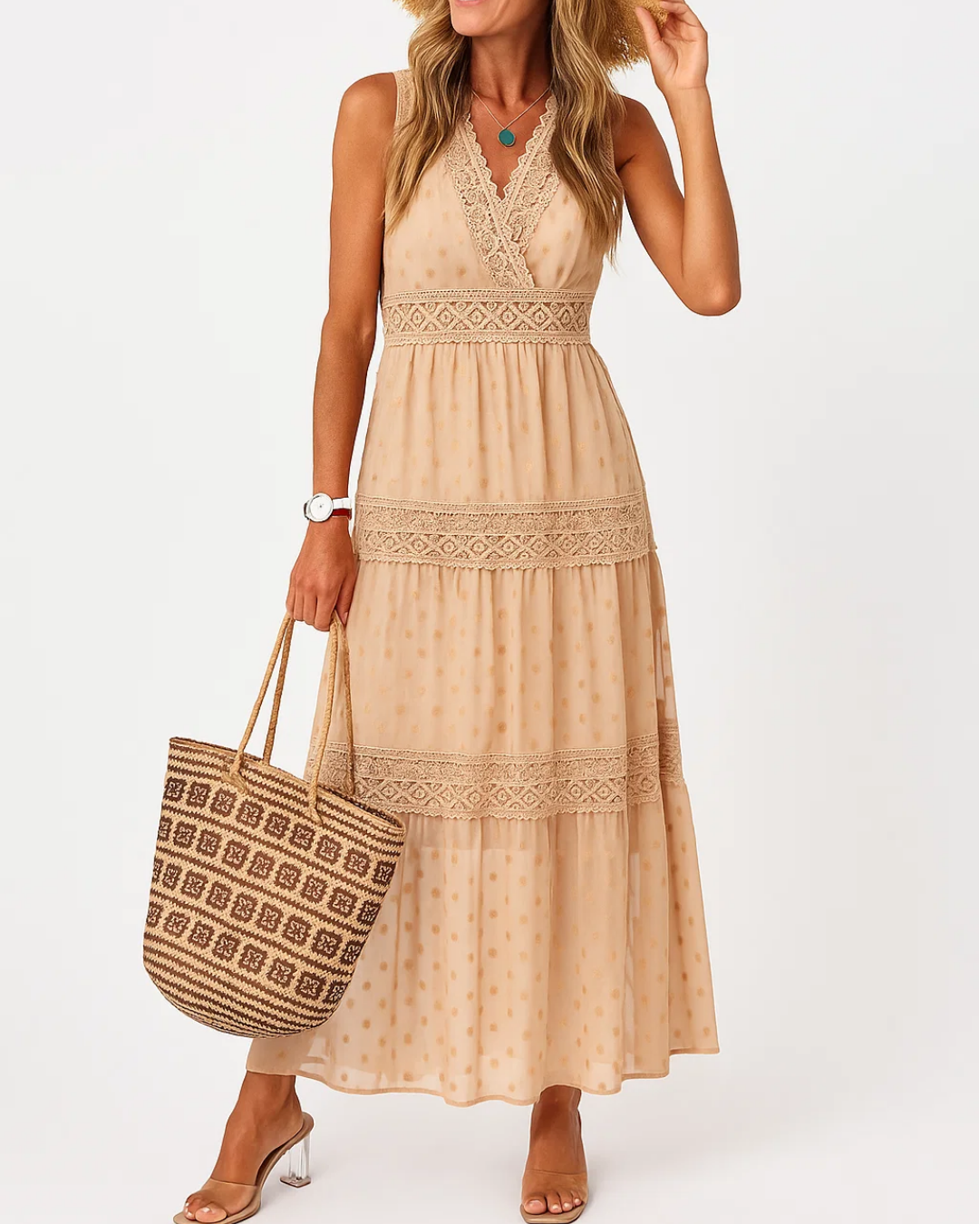 Women’s Sleeveless Summer Maxi Dress