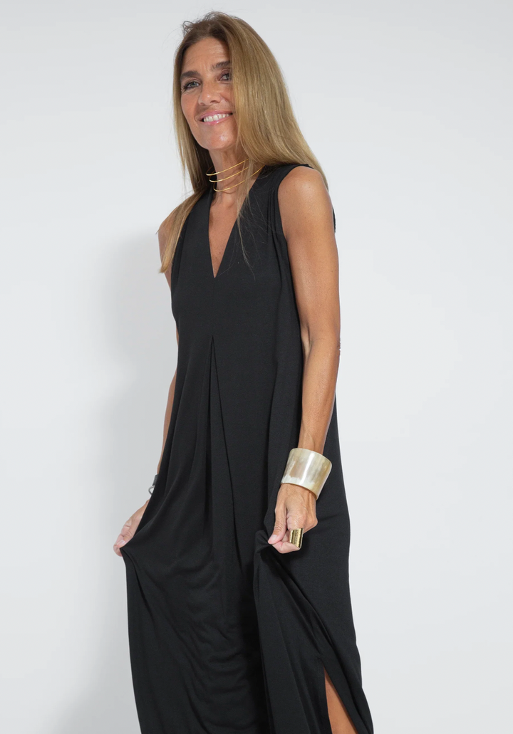 Women's Slimming Maxi Dress And Cardigan Set