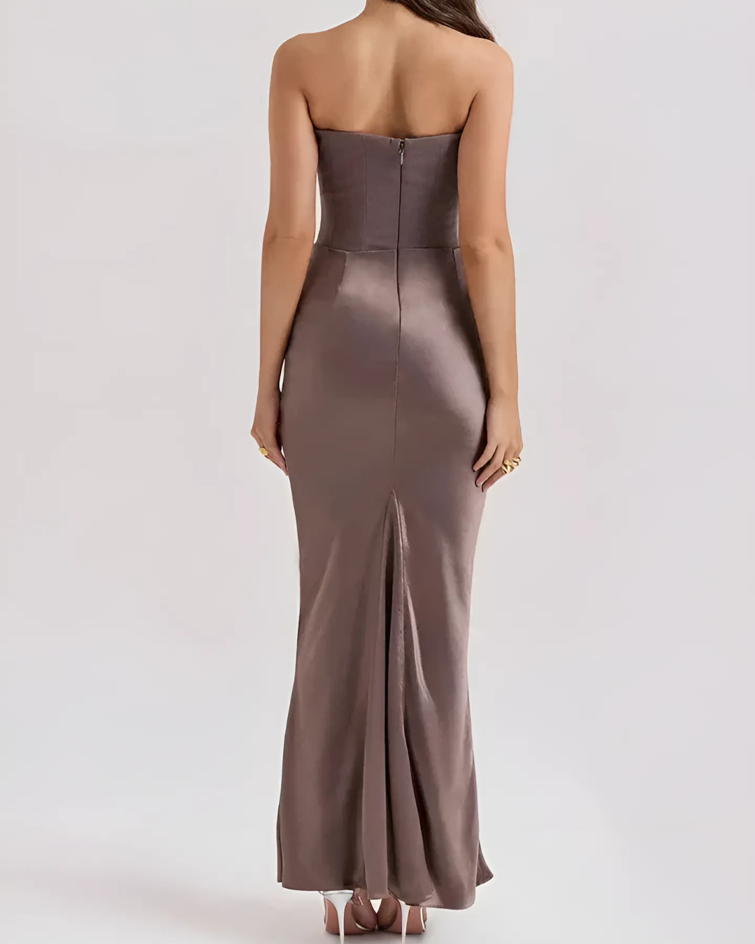 Women's Strapless Elegant Maxi Dress