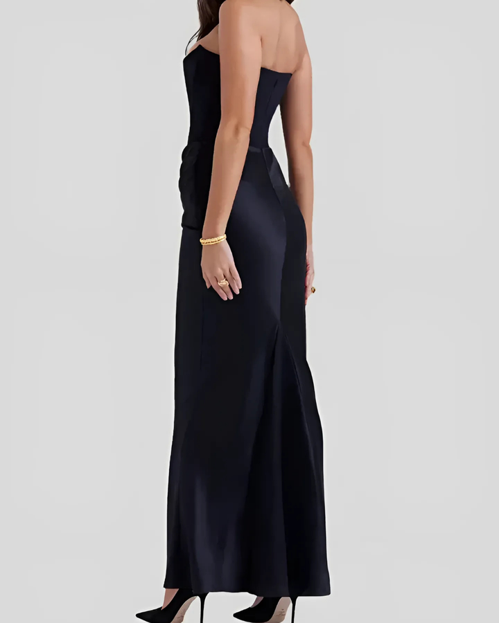 Women's Strapless Elegant Maxi Dress