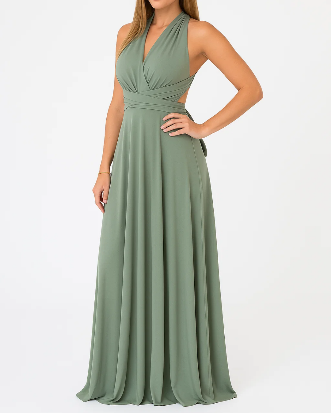 Women's Stretch Wrap Dress