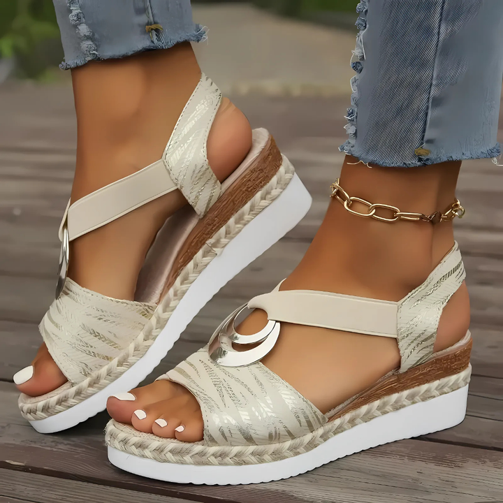 Women's Stylish Adjustable Strap Wedge Sandals