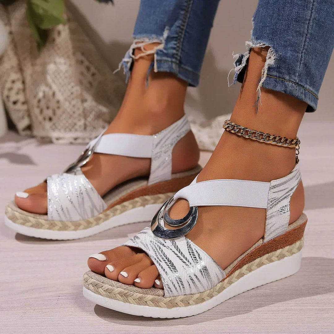 Women's Stylish Adjustable Strap Wedge Sandals