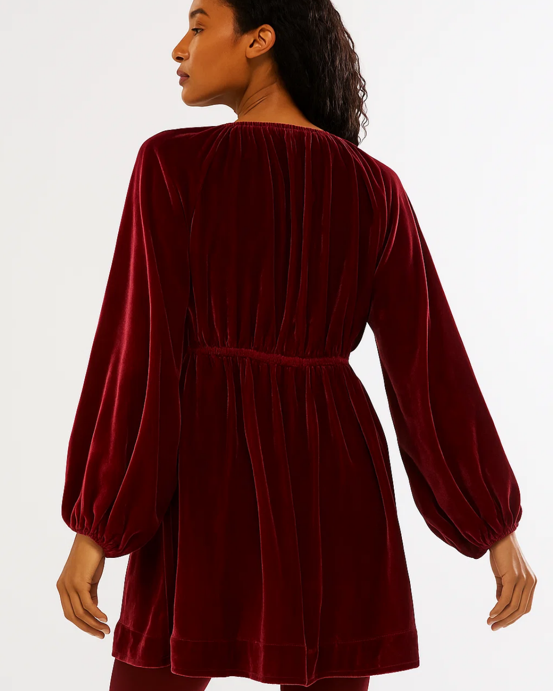 Women's Stylish Long Sleeve Mini Dress