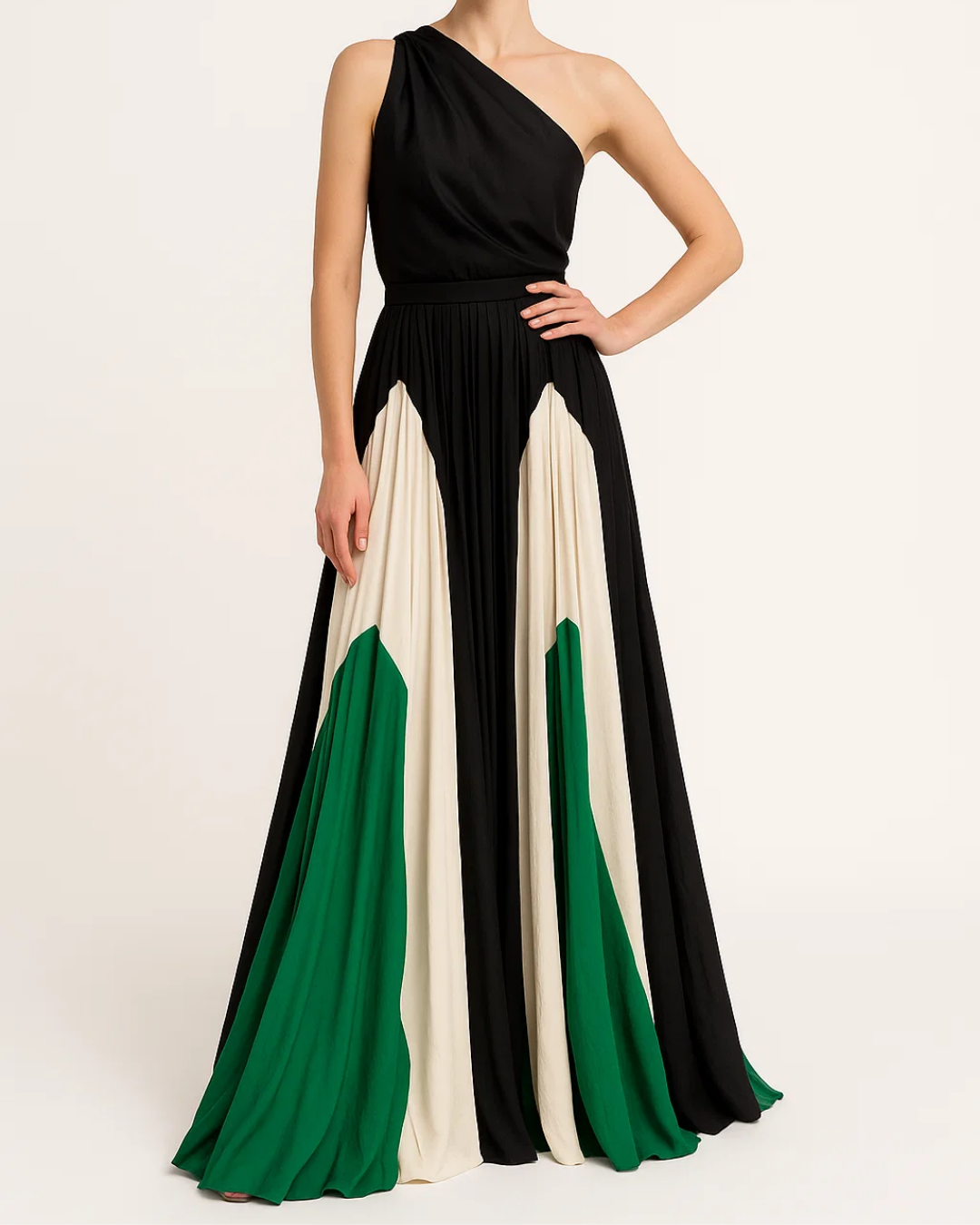 Women's Stylish One-Shoulder Maxi Dress