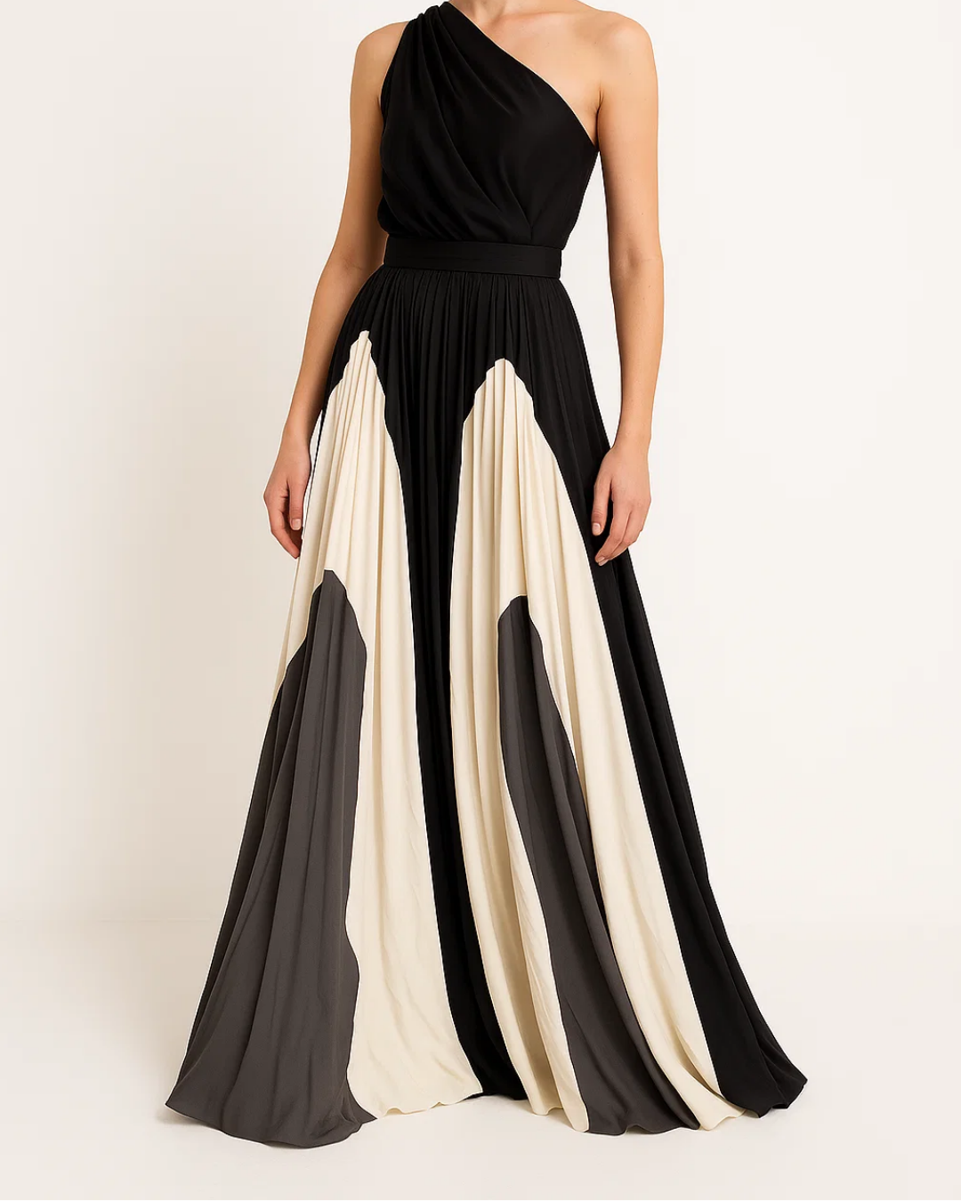 Women's Stylish One-Shoulder Maxi Dress