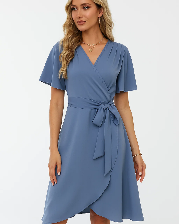 Women's Summer Midi Wrap Dress