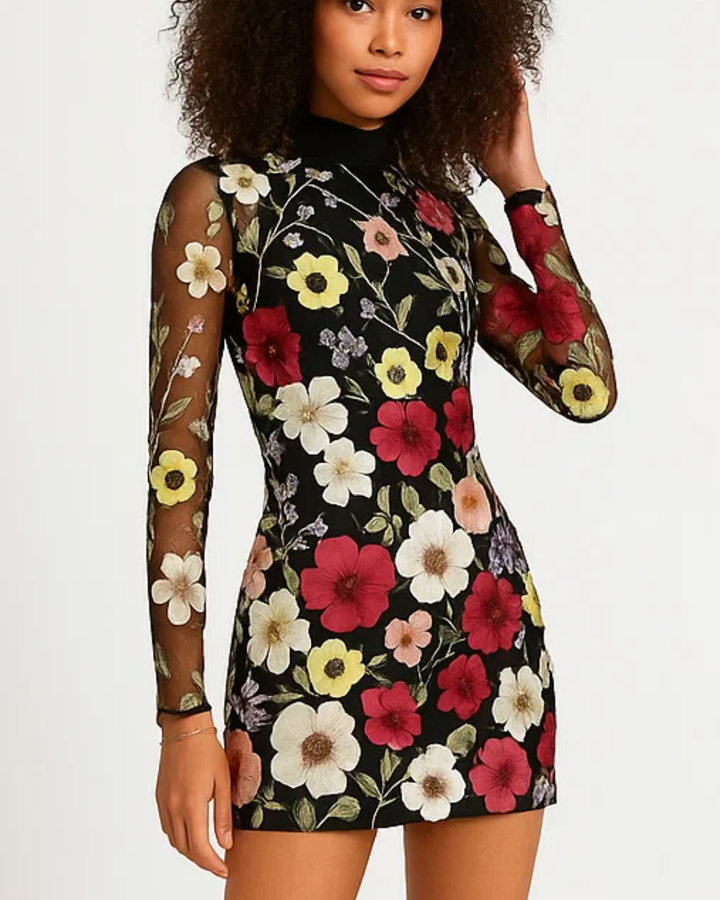 Women's Trendy Floral Dress