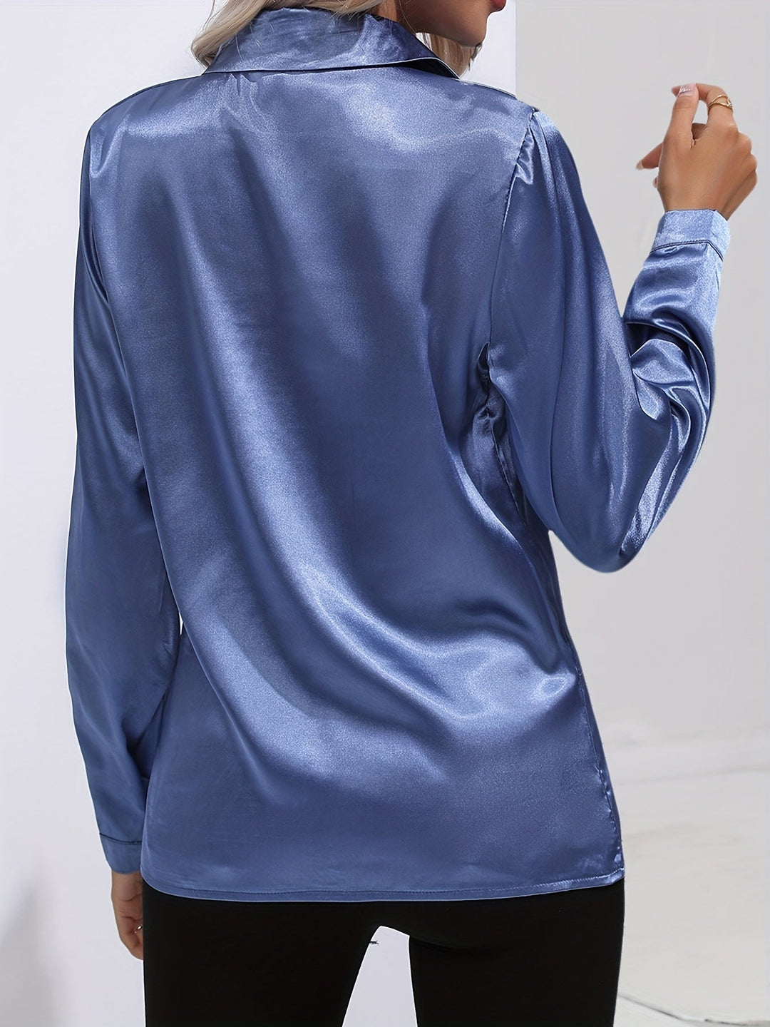 Diana | Elegant Satin Blouse