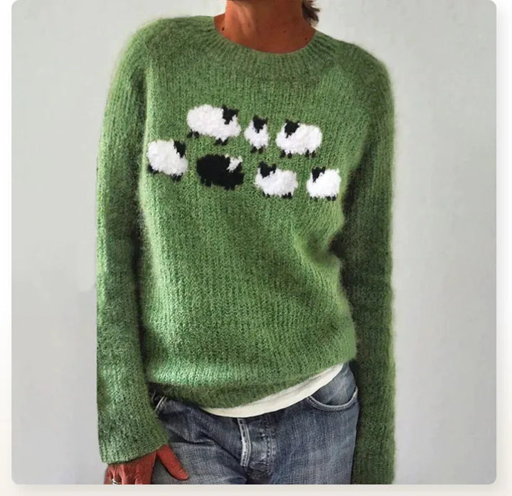 Lourdes – Knitted Warm Christmas Sweater