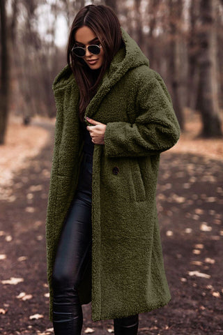 Eleanor | Women’s Hooded Winter Fur Style Coat