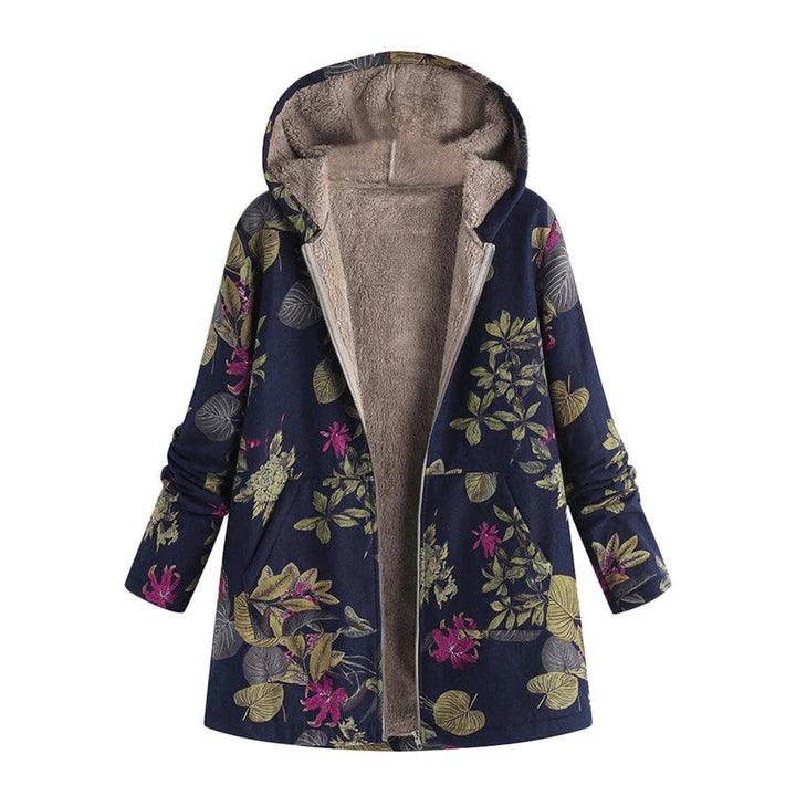 Harper | Women’s Hooded Floral Winter Coat