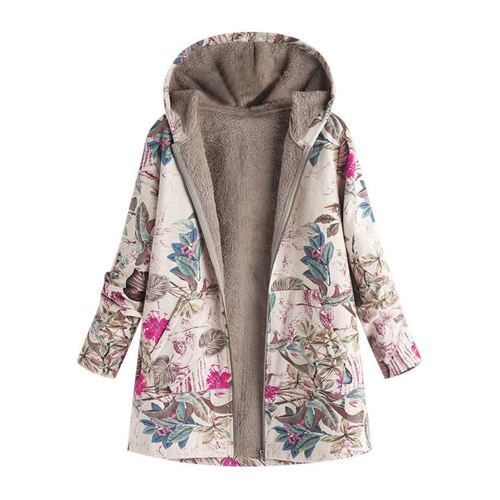 Harper | Women’s Hooded Floral Winter Coat