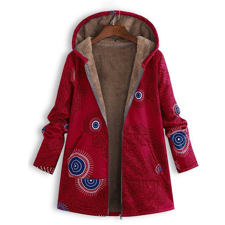 Harper | Women’s Hooded Floral Winter Coat