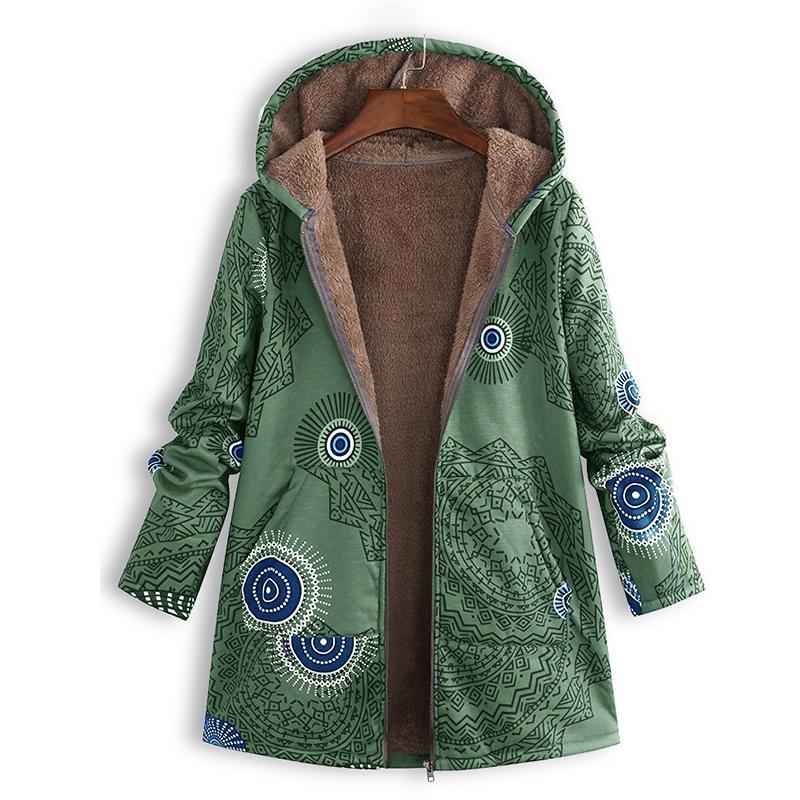 Harper | Women’s Hooded Floral Winter Coat
