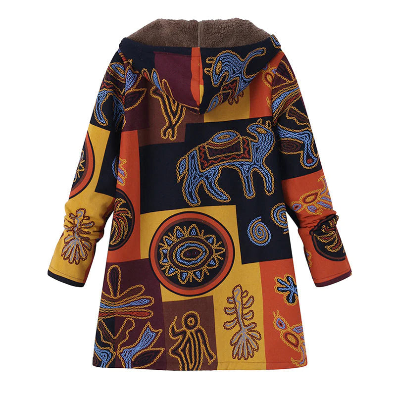 Harper | Women’s Hooded Floral Winter Coat