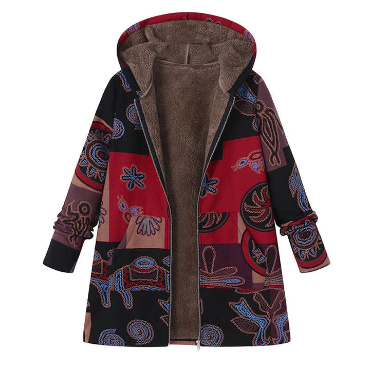 Harper | Women’s Hooded Floral Winter Coat