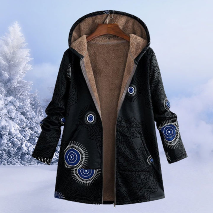 Allison | Floral Hooded Winter Coat