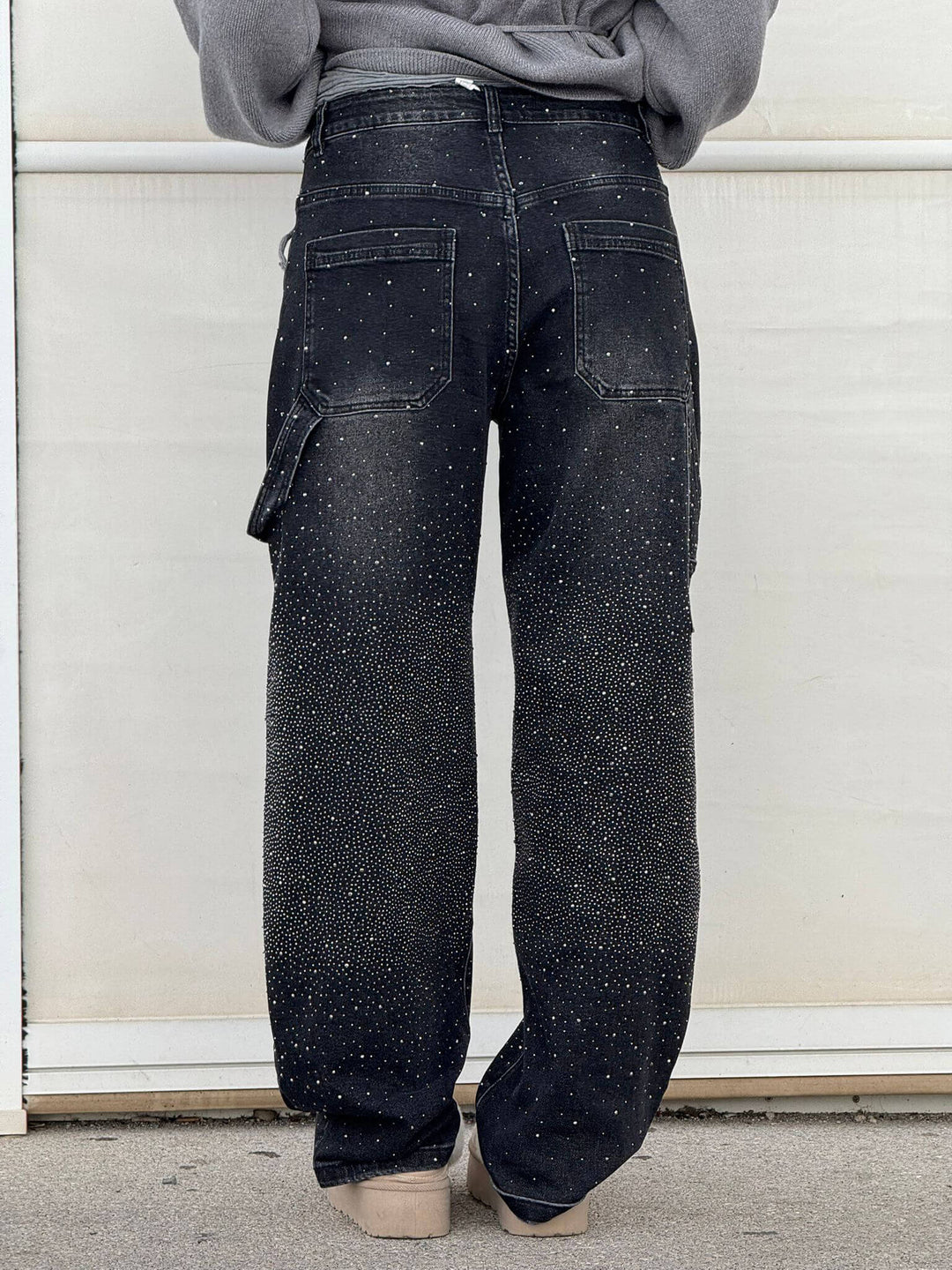 Dorothy - Glittering Jeans with Relaxed Balloon Fit and Sparkling Details