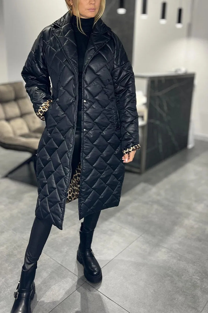 Margaret – Quilted Longline Coat