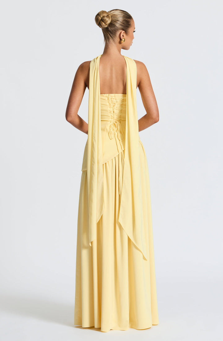 Women’s Strapless Corset Evening Maxi Dress – Elegant Winter Gala & Christmas Party Gown