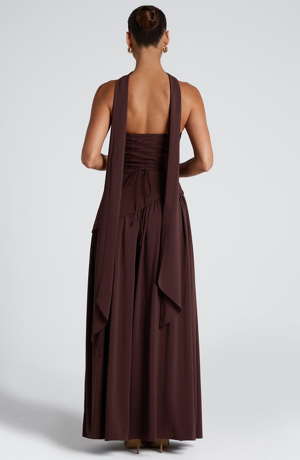 Women’s Strapless Corset Evening Maxi Dress – Elegant Winter Gala & Christmas Party Gown
