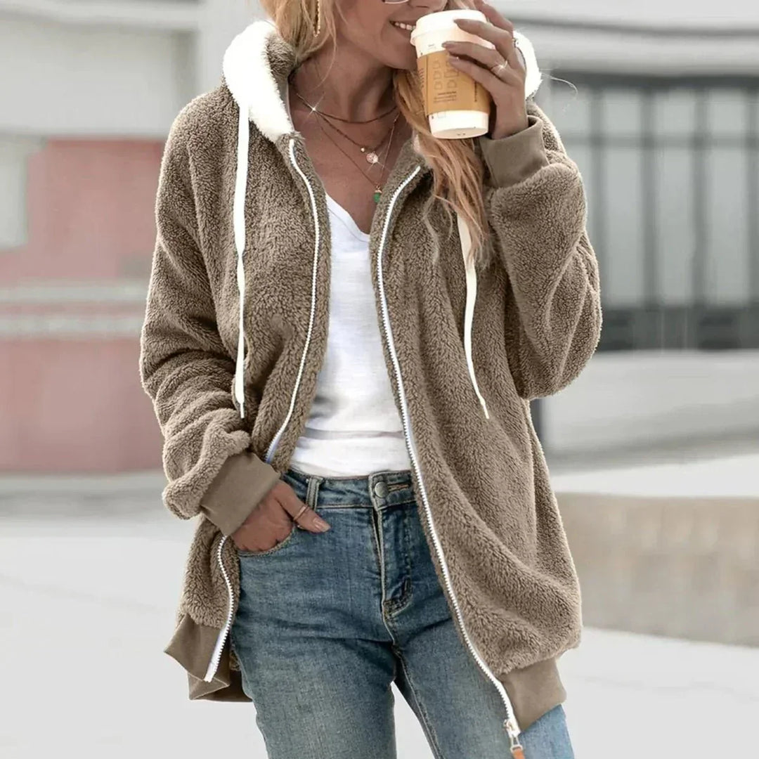 Alice | Sherpa Zip Hoodie