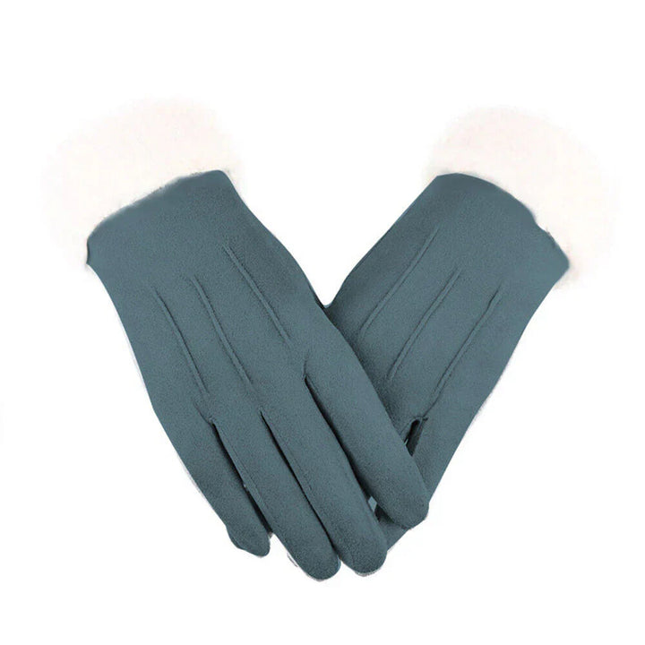 Trendy Suede Ladies Gloves - Mirella